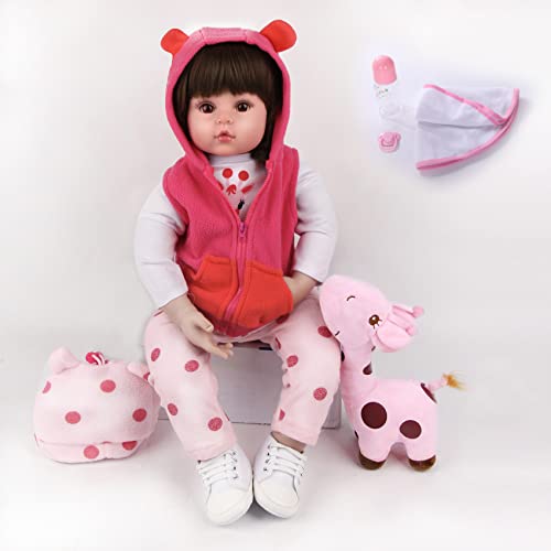 Reborn Niña 50cm Muñecas de Bebé de 20 pulgadas Cover