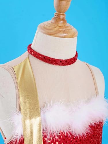 Disfraz De Navidad Para Niñas Con Lentejuelas Y Tutú miniatura 5