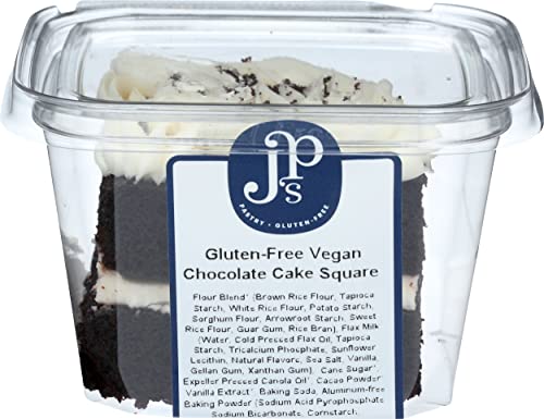 Jps Pastry, Cake Vegan Gfs Quare, 6.5 Ounce