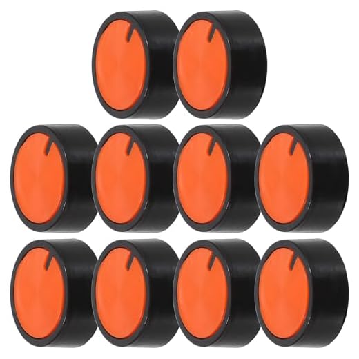 HOODANCOS Perillas para Calefactor Eléctrico 10 Unidades Mando de Control Manual Mecánico Regulador de Temperatura Ajustable para Termostato de Calefacción Hogar y Oficina