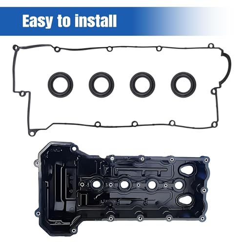 Image of VS50583R Valve Cover Gasket Set 22441-23800 2244323001 2244223500 | Fit for Hyundai Elantra Tiburon Tucson Kia Spectra Sportage Spectra5 2.0L 2003-2012 Replace 22443-23000 2244323000 VS50409S