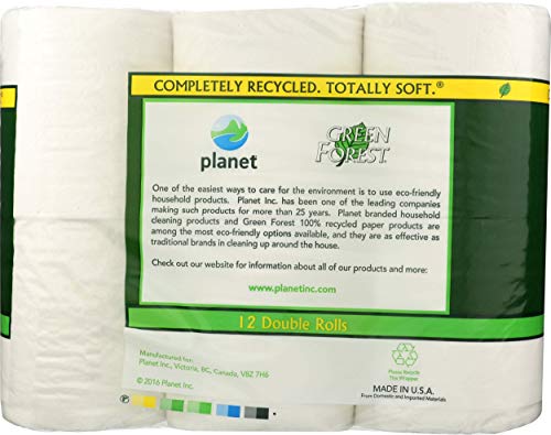 Green Forest Premium 100% Recycled Bathroom Tissue, 352 Sheets, 12 Rolls (Pack Of 1) #TOP3