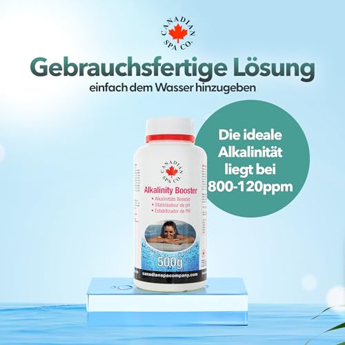 CANADIAN SPA CO.Alkalinität Heber 500 g, Granulat für Pool-Alkalinität, pH-Stabilisator