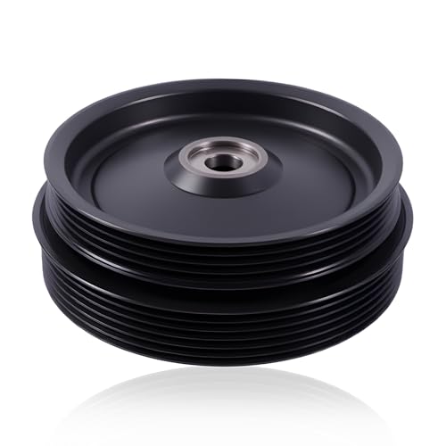 Merautop SJ Puleggia dell'albero motore, smorzatore di vibrazioni della puleggia di ricambio per Fortwo II Coupé/Convertible 451 Fortwo Cabrio 451 A1320300268 1320300268 1320300568