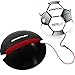 Price comparison product image QUICKPLAY Replay Football Training Ball Size 5 Adjustable Bungee Elastic Training Ball with Base Weight - The Ultimate Hands Free Football Kick Trainer