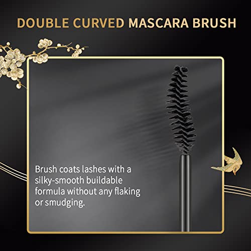 CATKIN Mascara Black for Sensitive Eyes, Waterproof Mascara Black Volume and Length, Nourish Primelash mascara, Create Longer and Thicker Looking Lashes for women, 7.5 Grams - Image 4