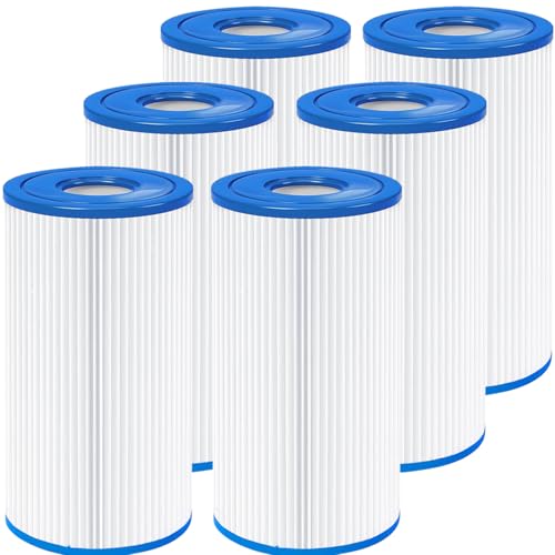 Type A or C Filter Cartridge for Intex 59900E and 29000E Filter Pump, Washable Filters for Pool Fits 500, 530, 800, 1000 & 1500 GalHr Filters,6 Pack by Yinage - Used condition - CA$18.00