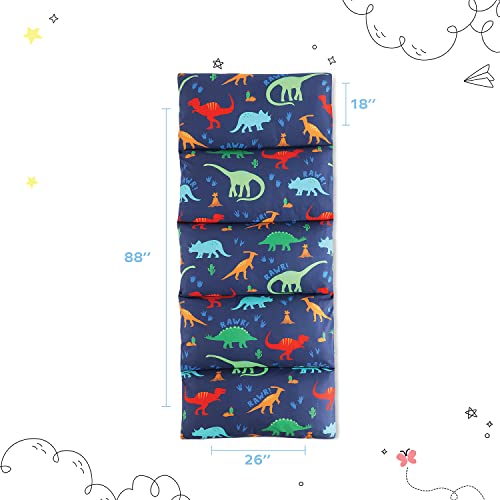 Boston Linen Co. Kids Floor Pillow Case Bed Cover Dinosaur Rawr Lounger Cover For Kids & Pillow Lounger For Reading, Rest Time And Games - Queen #TOP4