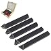 Anytime Tools 5 Piece 1/4" MINI LATHE INDEXABLE CARBIDE INSERT TOOL BIT SET