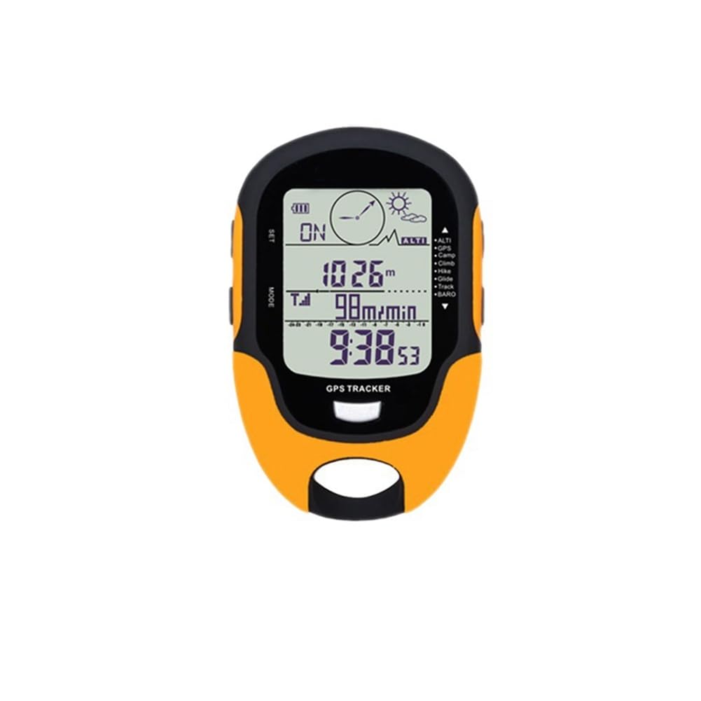 Aundhegrtt Handheld GPS Navigation Receiver Outdoor GPS Altimeter Digital Altimeter Barometer Compass