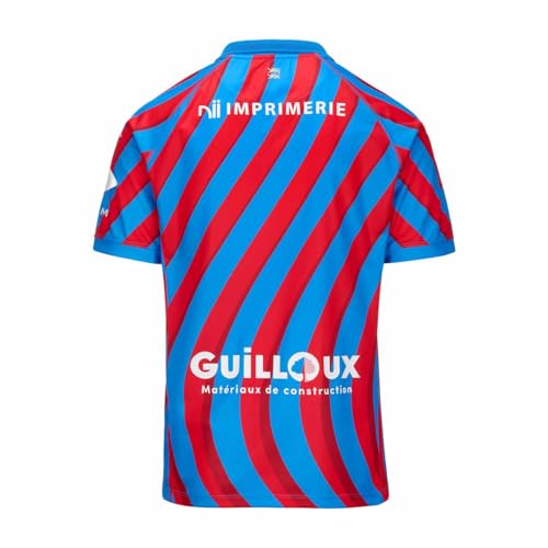 Maillot Kombat Home SM Caen textile technique enfant haut de gamme