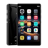 SWOFY Reproductor MP3 de 80GB con Bluetooth y WiFi, Reproductor MP4 SWOFY Hi-Fi con pantalla táctil de 4.0 pulgadas, Reproductor MP3 Android con Spotify, Amazon Music, Radio FM, Grabador, E-Book