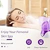 Facial Steamer, Professional Spa Home Face Steamer Sauna Pores Cleanse-BPA Free Warm Mist Moisturizing Humidifier-Leakproof-Temp Control-Fast Steam Sprayer-bonus 4 Piece Stainless Steel Skin Kit