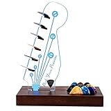 Rangement et affichage pratiques : le support de médiator de guitare Light Up combine rangement et exposition dans un objet design qui stocke les médiators de manière ordonnée et attrayante, sans soins exigeants ni exigences particulières.