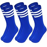 Dxhycc 3 Pairs Toddler Kids Soccer Socks Athletic Softball Baseball Socks for Boys Girls