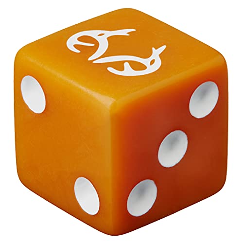 Realtree Edge Dice Set - 10 Pack Of Orange & Clear Game Pieces - Six-Sided Dice Board Gaming Accessories - Cool Outdoors Themed Stuff For Father's Day, Family Game Night, Dice Rollers #TOP2