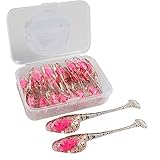 JOHNCOO Crappie Lures Shad Baits Artificial Soft Lures Fishing Lures 1.77inch