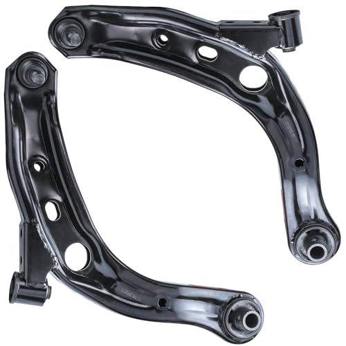 Image of Detroit Axle - 8pc Front End Suspension Kit for 2001-2006 Mazda MPV 2002 2003 2004 2005, 2 Lower Control Arms w /Ball Joints 2 Sway Bar End Links 4 Inner & Outer Tie Rods Replacement