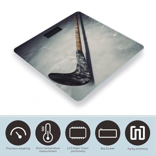 Balanzas digitales de baño con pantalla LCD y vidrio templado miniatura 3