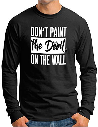 T-shirt manches longues homme Don't Paint The Devil pour afficher votre audace