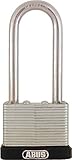 Abus Steel 45/50HB63 Lamellen-Vorhangschloss mit langem Bügel, inkl. zwei schlüssel