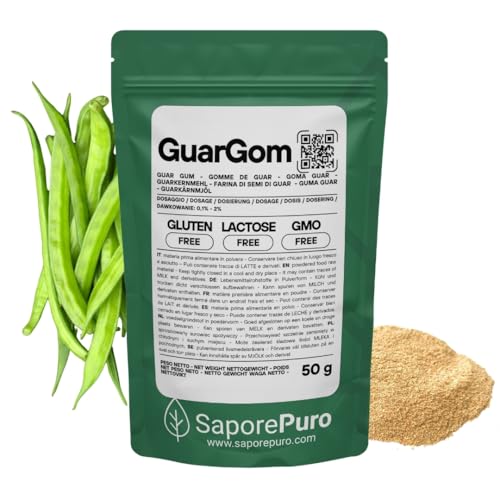 Saporepuro Guargom poeder 50 gr - Guar Seed Flour