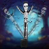 Poen Halloween Skeleton Mini Waving Inflatable Tube Guy