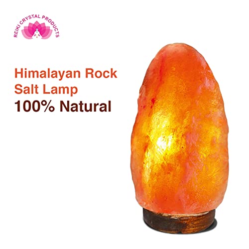 Reiki Crystal Products Himalayan Rock Salt Lamp Natural Shape for Vastu, Positive Energy, Healing and Peace, Harmony, Purification, Best Wellness for Gifting Option