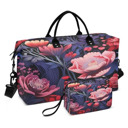 Sac de sport de natation imperméable fleurs sauvages pour séparer affaires humides