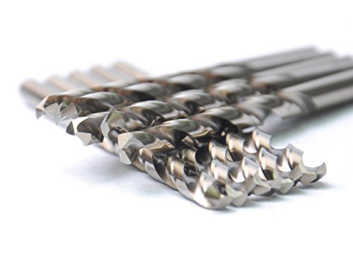 Oxtul 5Pcs,21/64" Inch Hss Jobber Cobalt Twist Drill Bits,Ideal For Drilling On Mild Steel, Copper, Aluminum, Zinc Alloy Etc. #TOP2
