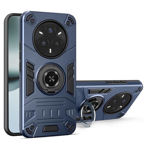 Lucyliy Realme 14 Pro/Realme Narzo 80 Pro 5G �X�}�z�P�[�X �}�O�l�b�g�u���P�b�g [PC�o�b�N�{�[�h + TPU�\�t�g�{�g���V�F��] �u���[