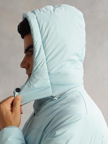 Image of Thomas Scott Men's | Regular Fit | Long Sleeves | Hood Collar | Zip Closure | Dry Clean | 2 Pockets | Polyester | Knitted | Puffer | Jacket