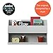 Tidy Books Bunk Bed Shelf (Age 6-99) The Original Bunk Bed Buddy, Storage, Kids Floating Shelves, Wood Bedside Shelf, Grey, Wooden, 13 x 20.9 x 4.7, Eco-Friendly, Handmade