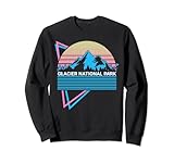 Photo Gallery parco nazionale glacier retro glacier national park felpa Photo Gallery parco nazionale glacier retro glacier national park felpa