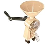 Vertedor orientable. Sistema de sujeción para ponerlo sobre una mesa o una tabla.