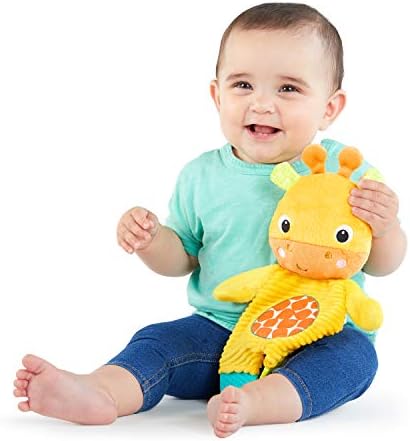 Bright Starts Snuggle & Teethe Yeni Doğanlar için Zürafa Peluş Diş Kaşıyıcı Oyuncak - Görsel 3
