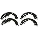 Wagner ThermoQuiet PAB871 Brake Shoe Set, Rear
