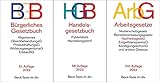  BGB + HGB + ArbG in der je aktuellen Auflagen im Set