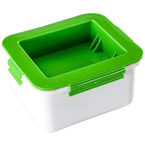 Produktfoto von Tofu-Presse 3-schichtig - Kompakt Tofu Presser - 15x17x10 cm
