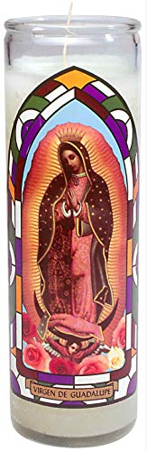 Bougie en verre Blanc Guadalupe parfumée pour chasser le stress