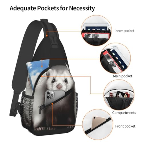 Mochila de Pecho Cruzada para Hombre y Mujer miniatura 4