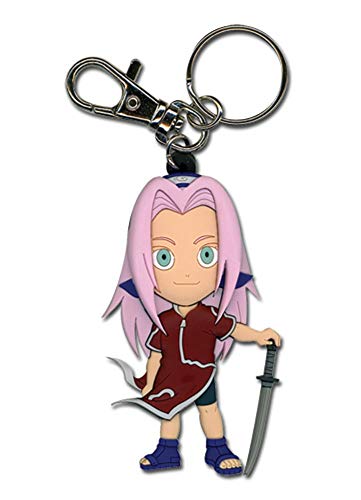 Great Eastern Entertainment Naruto Sakura PVC SD Keychain Multicolor, 2
