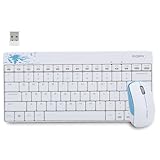 Connexion sans fil fiable 2,4 GHz: avec la technologie sans fil 2,4 GHz avancée, branchez et jouez le récepteur USB dans le port USB, et la souris clavier sans fil établira la connexion avec votre ordinateur sans aucun autre pilote