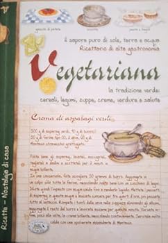 Paperback Ricettario di alta gastronomia vegetariana [Italian] Book