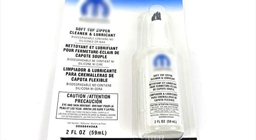 1987-2017 JЕЕР WRАNGLЕR Soft Top Zipper Lubricant Cleaner МОРАR Genuine New Super