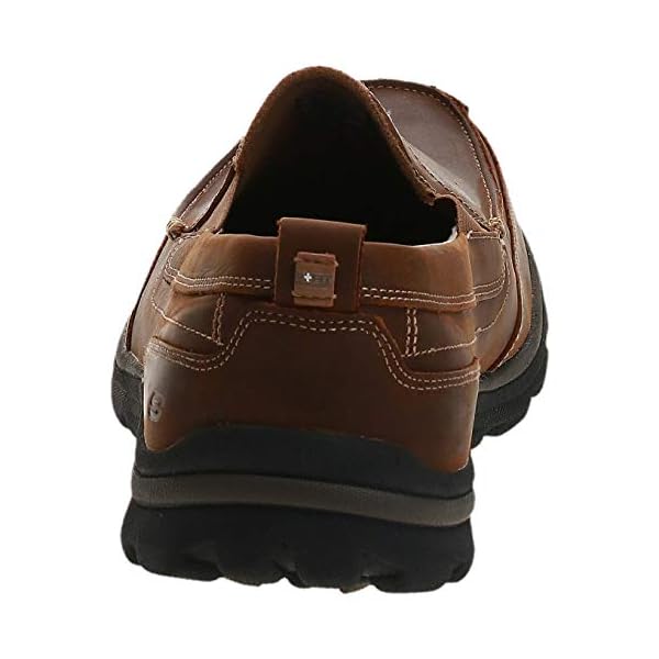 Skechers Men's Superior Gains Loafer, Dark Brown, 12 X-Wide - Image 4