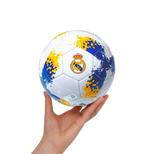 Real Madrid Balón pequeño diseño pixelado Talla 1 Producto Oficial