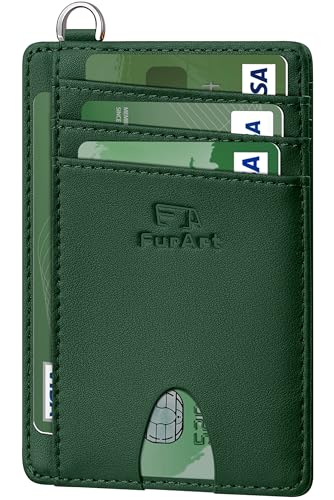 Image of FurArt Slim Minimalist Wallet RFID Credit Card Holder for Men | slim minimalist compact rfid id window thin