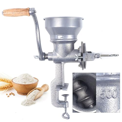 Moulin à café manuel et broyeur à céréales compact pour cuisine - 4