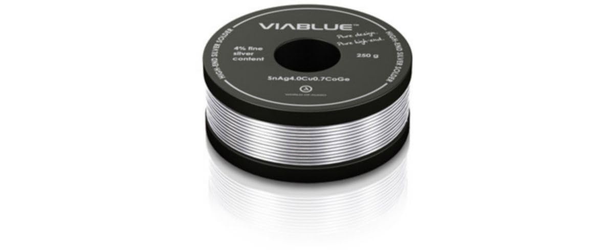 VIABLUE Silberlötzinn 1mm / 250g Spule Lötzinn